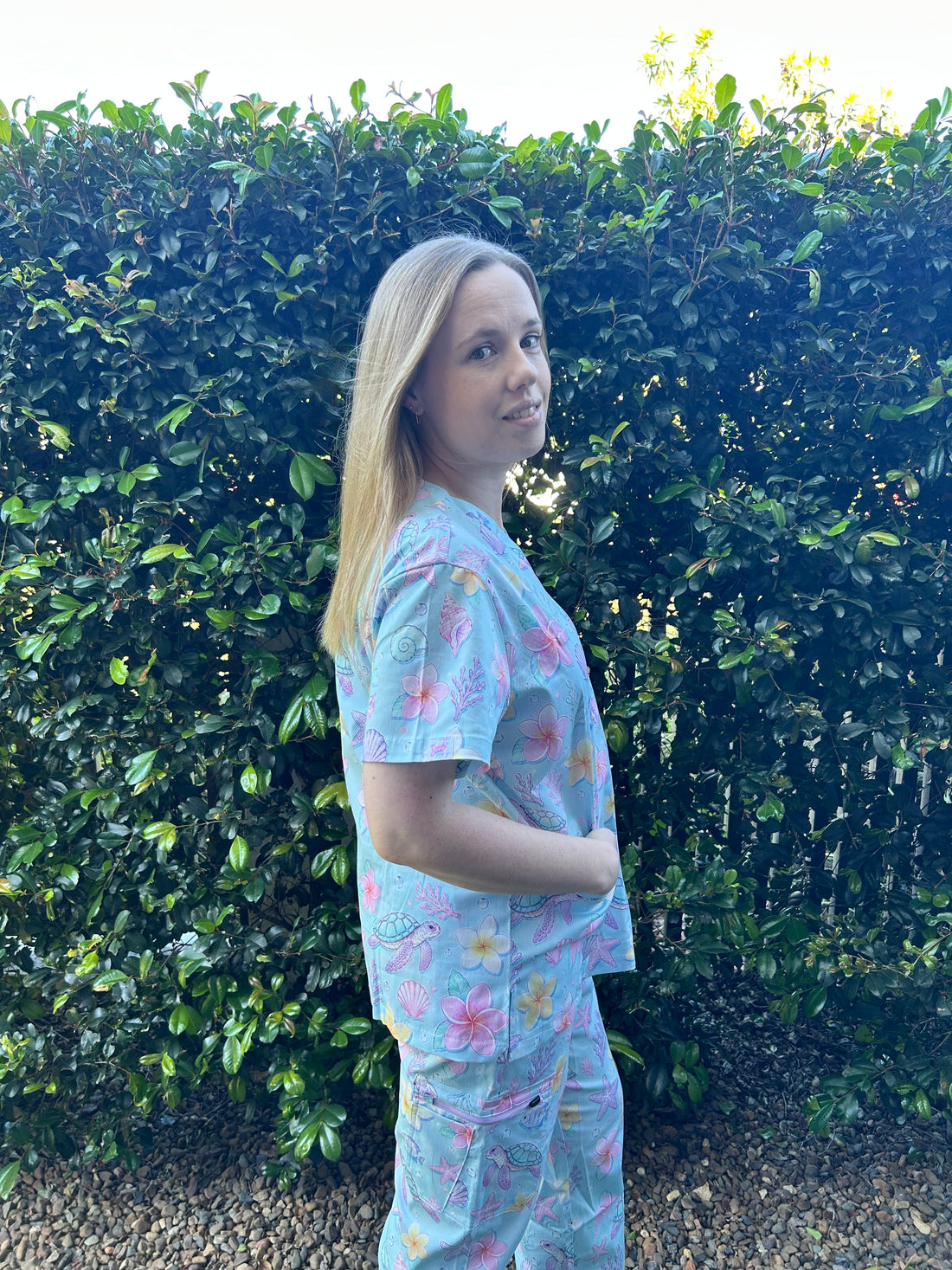 Ocean Petals Fun Scrub Set