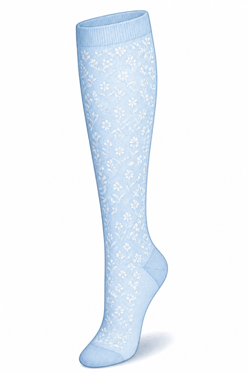 Cloud Nine Blooms Compression Socks