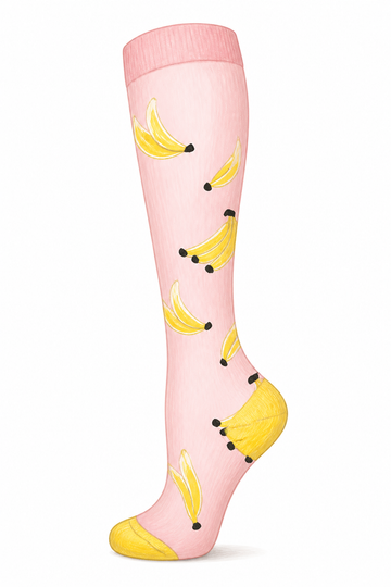 Banana Blush Compression Socks
